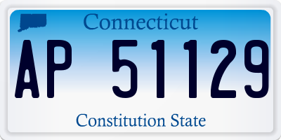 CT license plate AP51129