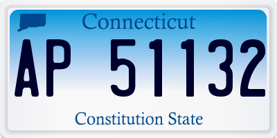 CT license plate AP51132