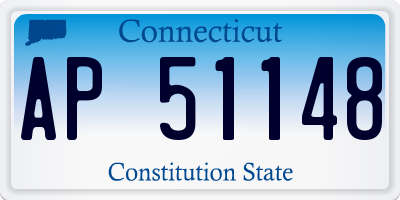 CT license plate AP51148