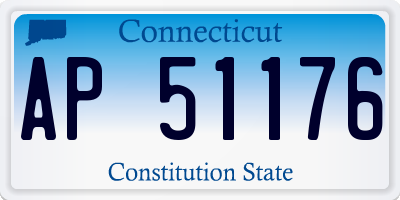 CT license plate AP51176