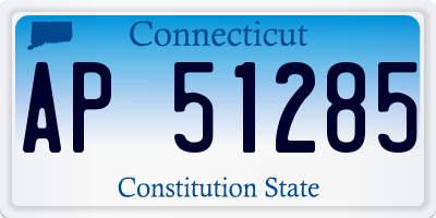 CT license plate AP51285