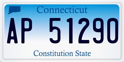 CT license plate AP51290