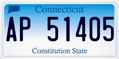 CT license plate AP51405