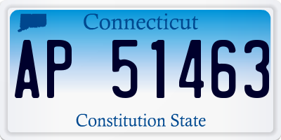 CT license plate AP51463