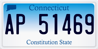 CT license plate AP51469