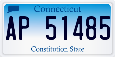 CT license plate AP51485