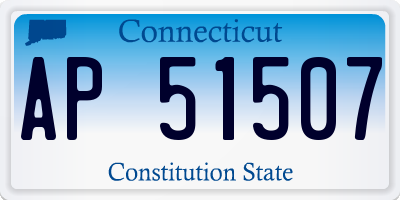 CT license plate AP51507