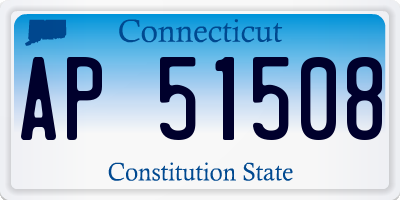 CT license plate AP51508