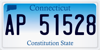 CT license plate AP51528