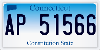 CT license plate AP51566