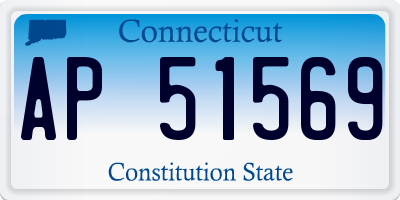 CT license plate AP51569
