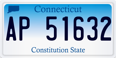 CT license plate AP51632