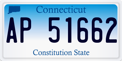 CT license plate AP51662