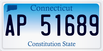 CT license plate AP51689