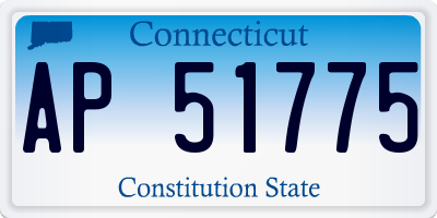 CT license plate AP51775