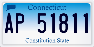 CT license plate AP51811