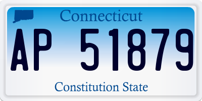 CT license plate AP51879