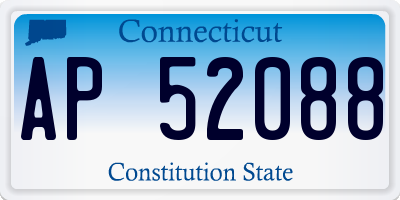 CT license plate AP52088