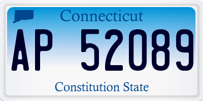 CT license plate AP52089