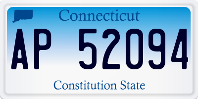 CT license plate AP52094