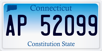 CT license plate AP52099
