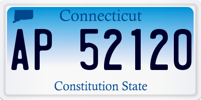 CT license plate AP52120