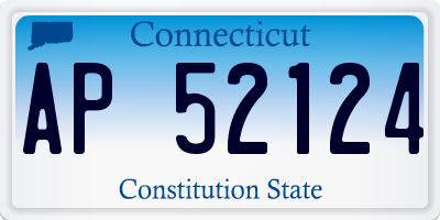 CT license plate AP52124
