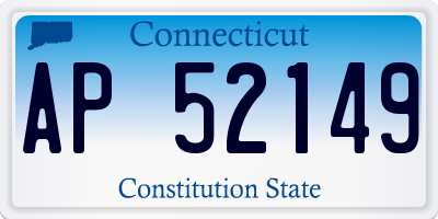 CT license plate AP52149