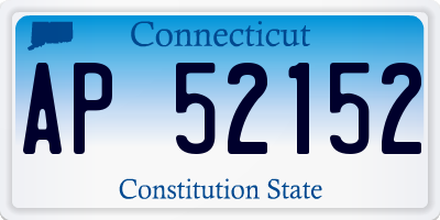 CT license plate AP52152