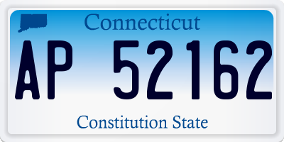 CT license plate AP52162