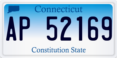 CT license plate AP52169