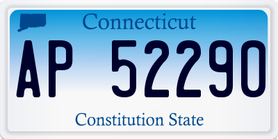 CT license plate AP52290