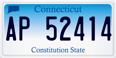 CT license plate AP52414