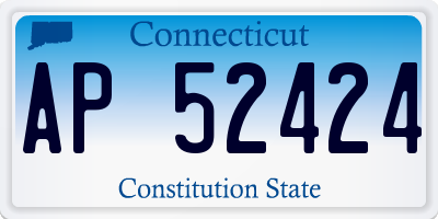 CT license plate AP52424