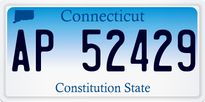 CT license plate AP52429