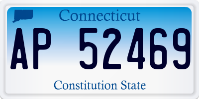 CT license plate AP52469