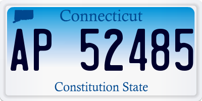 CT license plate AP52485