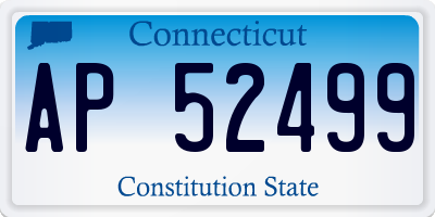 CT license plate AP52499