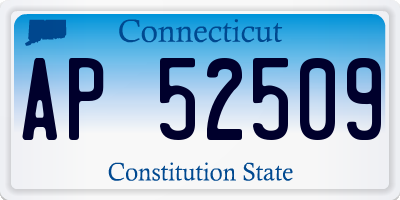 CT license plate AP52509
