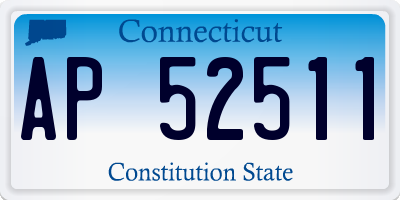 CT license plate AP52511