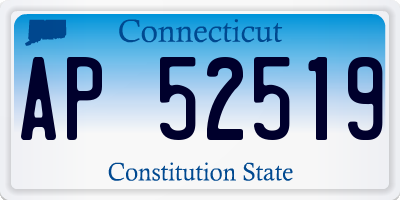 CT license plate AP52519