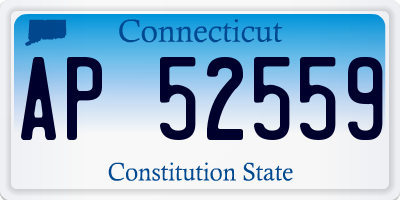 CT license plate AP52559