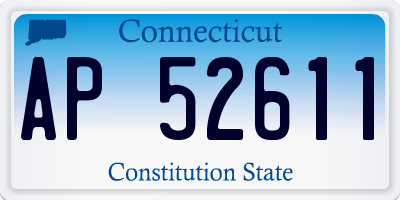 CT license plate AP52611