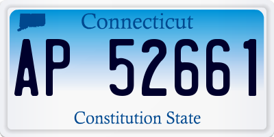 CT license plate AP52661