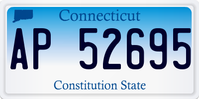 CT license plate AP52695