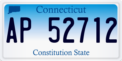 CT license plate AP52712
