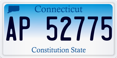 CT license plate AP52775