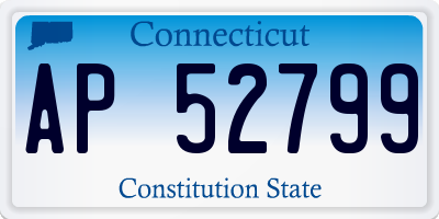 CT license plate AP52799