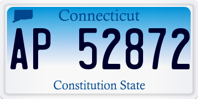 CT license plate AP52872