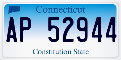 CT license plate AP52944